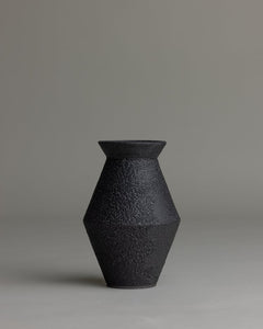 small angled lava vase