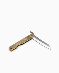 Higonokami Folding Knife Brass