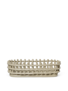 Ceramic Basket Cashmere