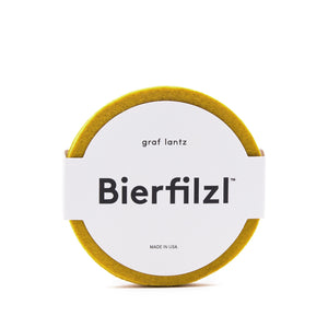 Bierfilzl Merino Wool Felt Round Coaster Solid 4 Pack