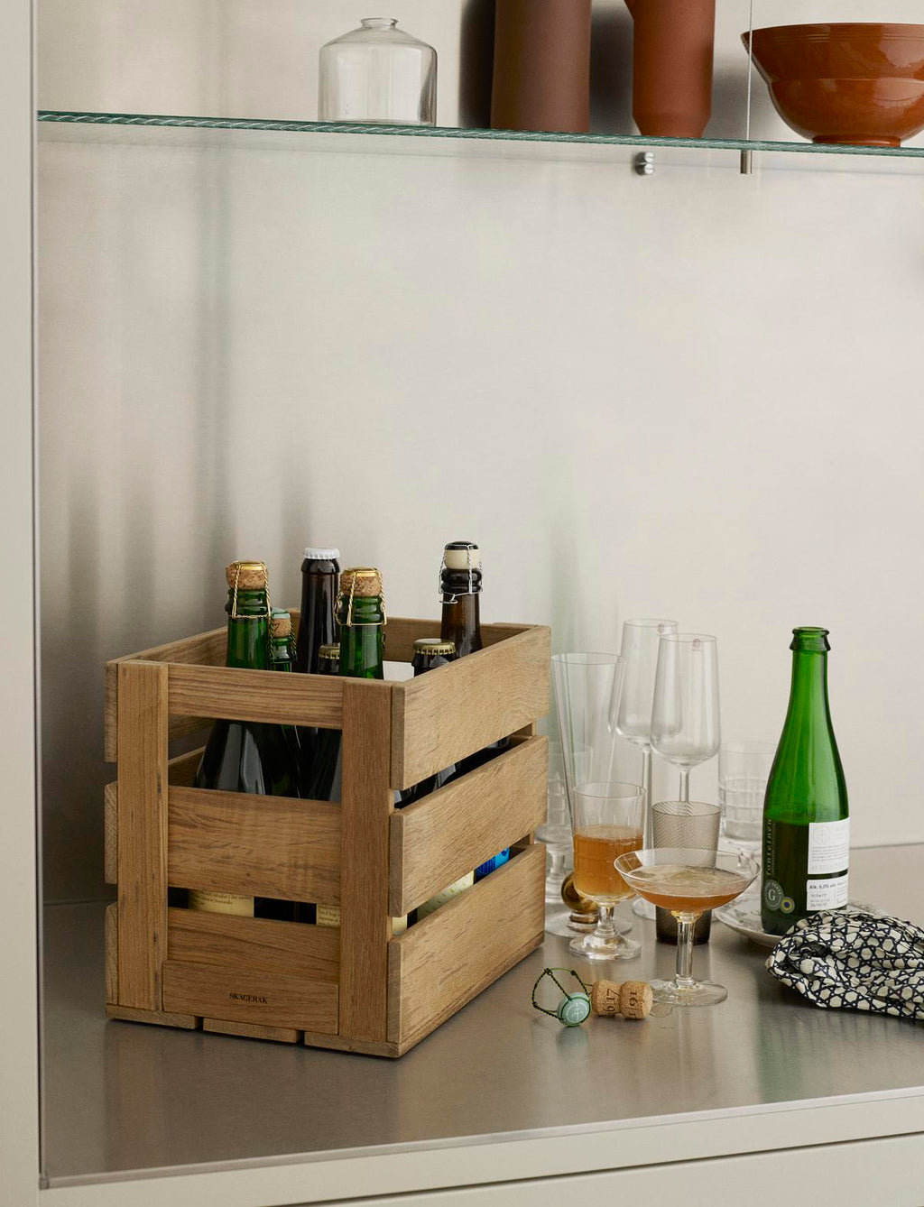 Dania Box Tall Teak – Hoxton Home