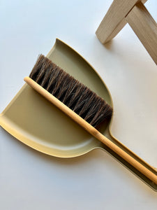 Dustpan + Brush Set Ochre